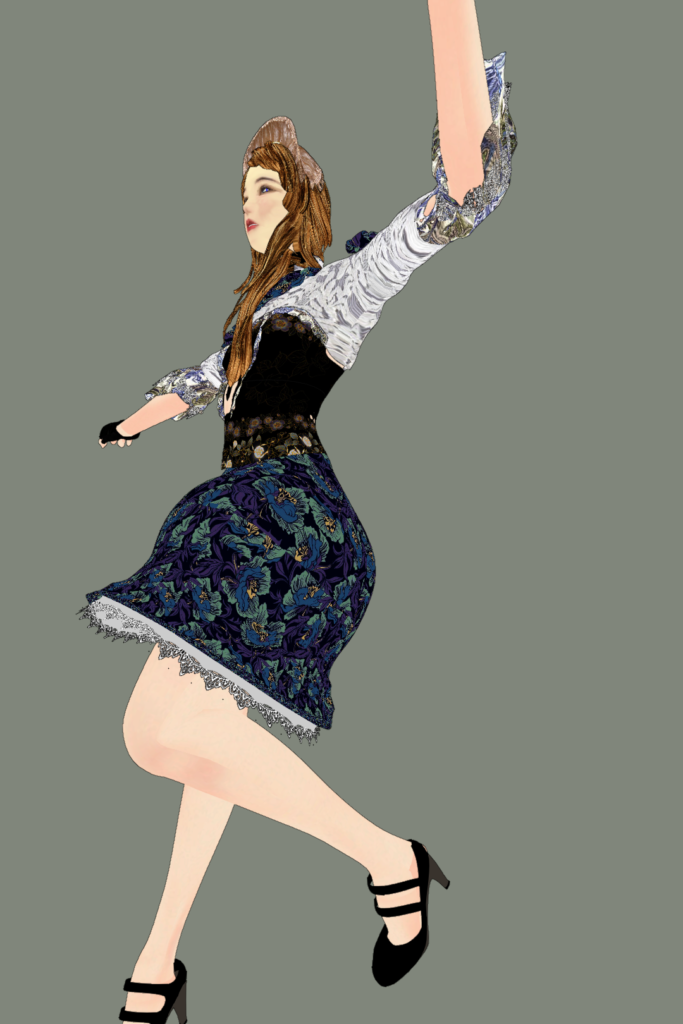 cg-flat toon-render starship-pilot blue-rolita cg-cute